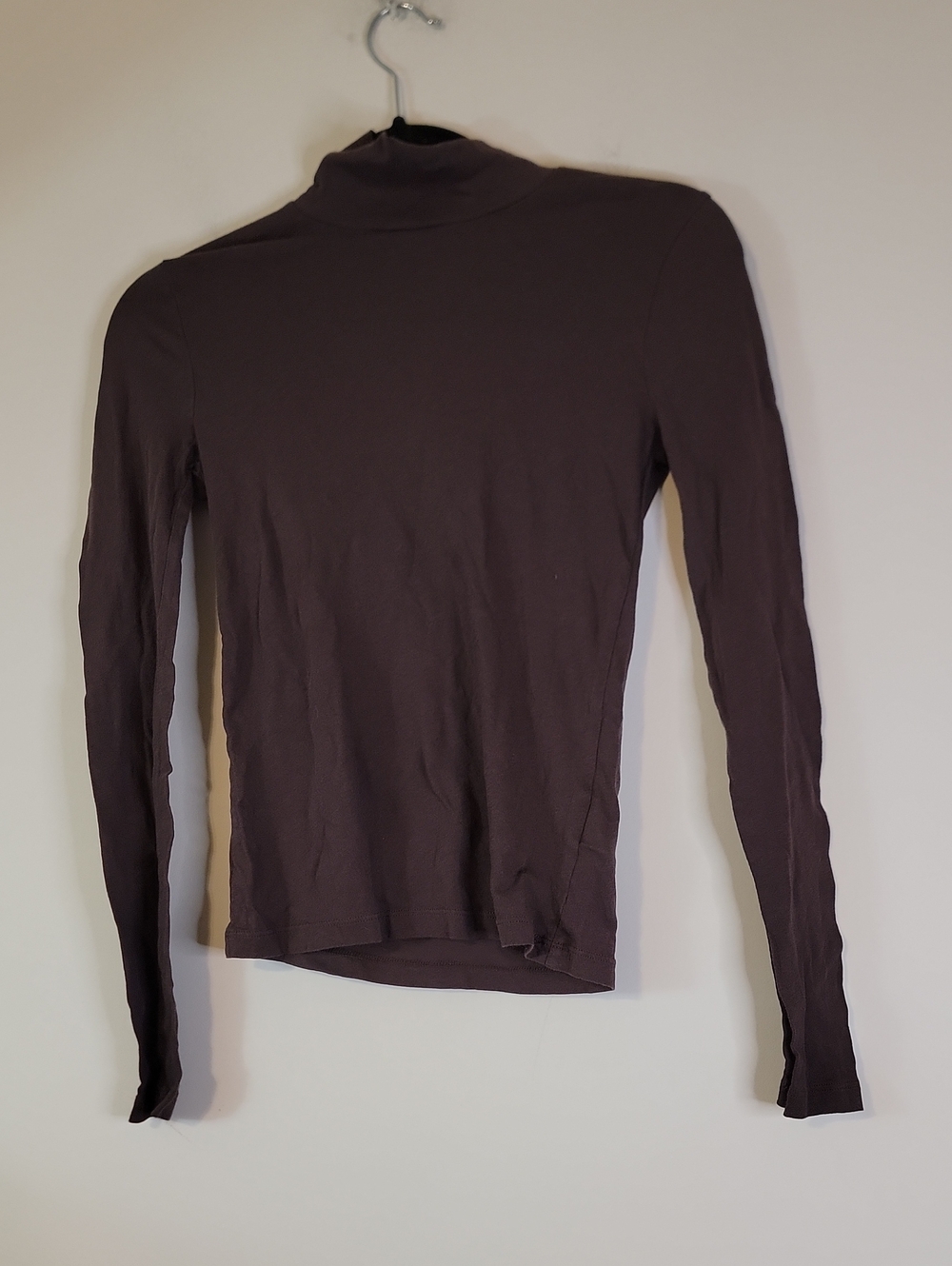 J. Crew Women's Long Sleeve Turtleneck in Dark Brown